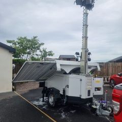 2 x Trime X Solar Lighting Tower