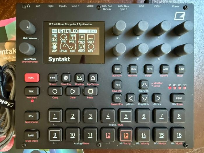 Elektron Syntakt with Decksaver