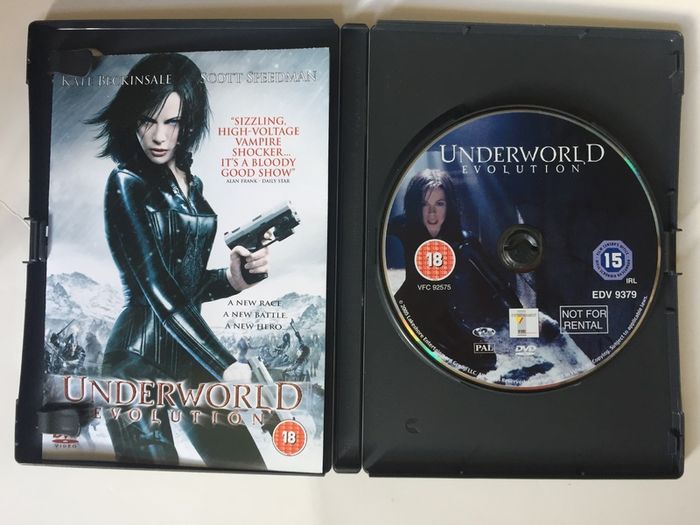 Underworld: Evolution [2006] Kate Beckinsale, Scott Speedman, Tony Curran, Shane Brolly, Steven Mackintosh, Derek Jacobi & Bill Nighy Movie DVD]