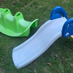 slide, see saw and snail car