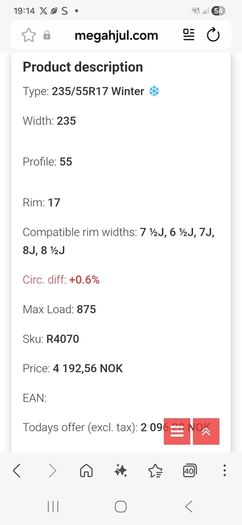2x 235/55R17 yokohama