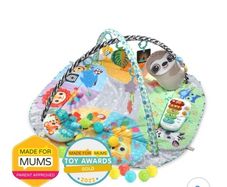 VTech Baby 7-in-1 Grow with Baby Sensory Gym Play mat