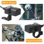 Waterproof Dual USB 12V Motorcycle Handlebar Charger Socket w/ Switch & Mount Image 2