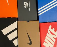 Nike Adidas ORIGINALS New Balance shoes boxes