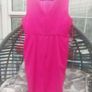 V by Very cerise origami dress (free post) Image 3