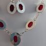 Gemstone Necklace & Earrings Set Image 2
