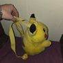 Vintage 1990's Pikachu Plush Backpack Image 2