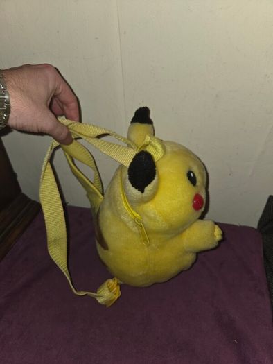 Vintage 1990's Pikachu Plush Backpack