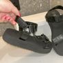 Black Croc Chunky Sports Sandals from Krush. Size UK 5 / EU 38 Image 7
