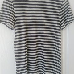 & other Stories linen blend striped tee-shirt size XS