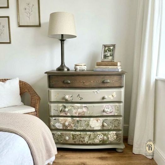 Floral Chest of Drawers