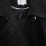 Jasper Conran Black Quilted Trench Coat Peacoat 18UK/46EU Image 7