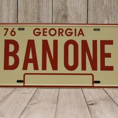 Smokey Bandit Burt Reynolds Pontiac Trans Am BAN ONE Replica Movie License Plate