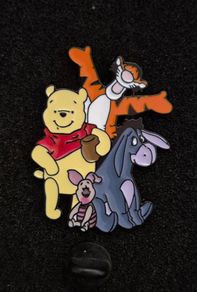 Winnie the pooh, pin back badge.