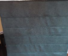Green roman blind