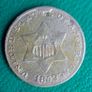 America  1852  3 Cent Silver Coin V.Fine condition Image 2