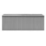 Metal Garden Shed, Grey 257 x 489 x 181 cm Image 4
