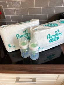 Pampers Size 2 Nappies and Dr Brown Bottles