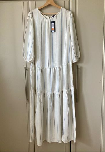 M&S linen /viscose dress, size 10, brand new