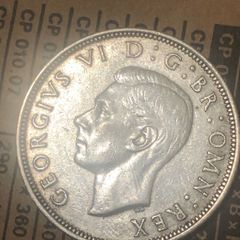 1944 Halfcrown George VI Silver Nice collectible grade