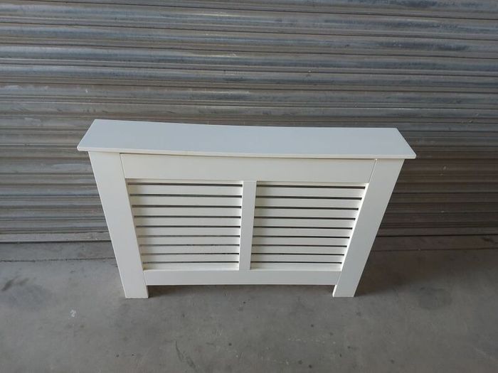 White radiator cover