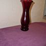 Vintage Anchor Hocking Ruby glass posy vase Image 3