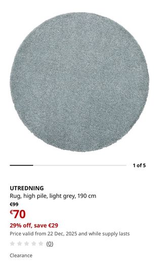 IKEA round rug