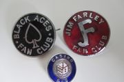 Irish fan club badges x 3