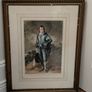 Signed 1923 Sydney E. Wilson "The Blue Boy" Mezzotint - Gainsborough Image 4