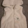 white fluffy girls F&F body warmer Image 2