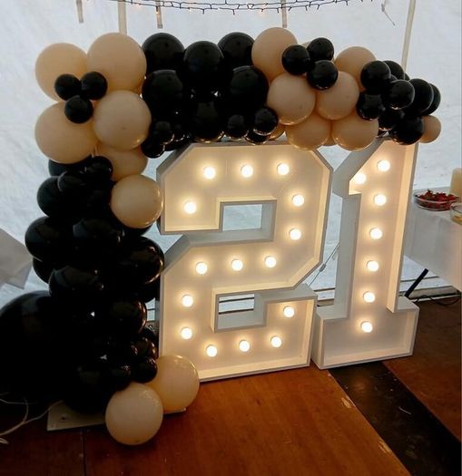 LED Light Up Numbers