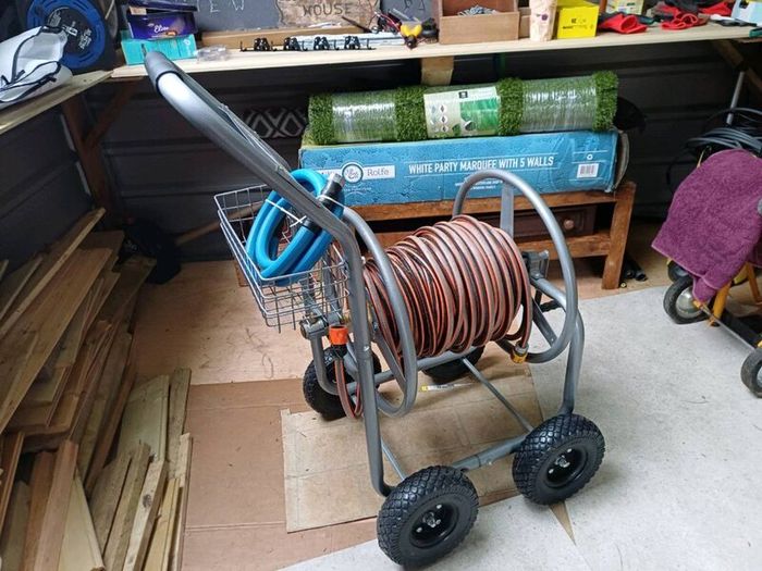 Water hose cart