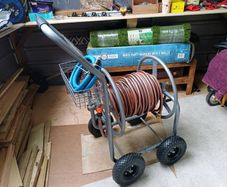 Water hose cart
