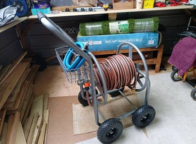 Water hose cart