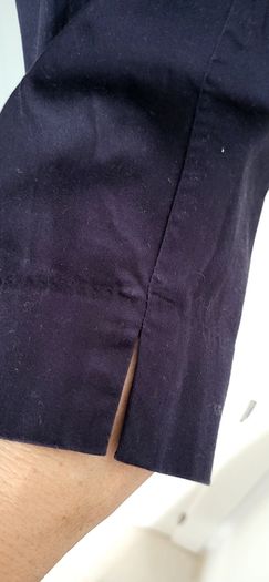 SFERA navy ankle grazer pants with pockets Sz 40 (Fit 10UK)