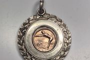 Silver medal fob