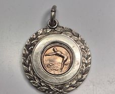 Silver medal fob