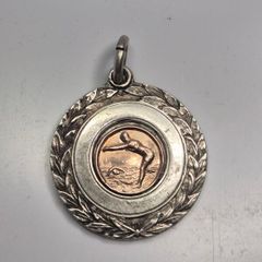 Silver medal fob