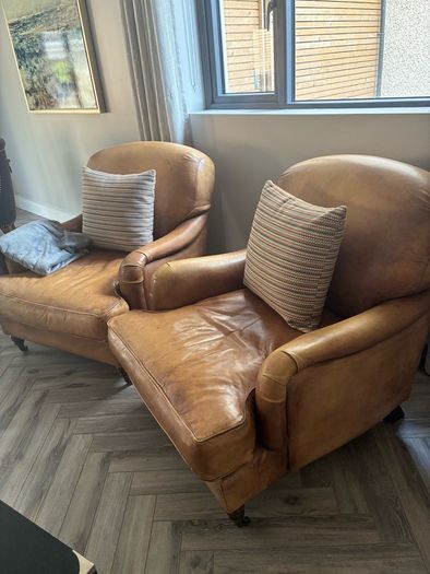 Leather Armchairs
