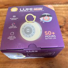 Lumi portable Baby white noise machine and night light