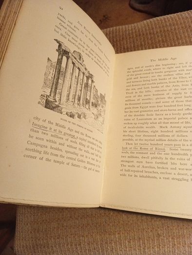 1898 Ave Roma Immortalis. Studies from the Chronicles of Rome. Vol. I. Religious. Vintage.