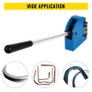 Sheet Metal Shrinker and Stretcher Kit with 2 Jaws 1 Housing Compound Lever 2 in 1 Manual Shaping Bending Forming Machine Image 7