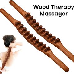 Wooden massage stick
