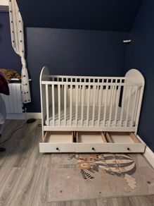 IKEA cot with Clevamama Clevafoam mattress