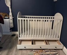 IKEA cot with Clevamama Clevafoam mattress