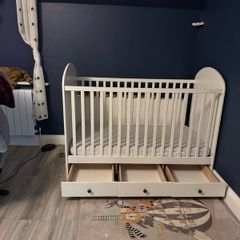 IKEA cot with Clevamama Clevafoam mattress