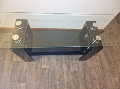 Black Glass Table