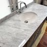 Vanity unit , sink , new Merrion 1200 mm vanity unit, slate gray with marble top and basin with matching mirror cabinet Image 4