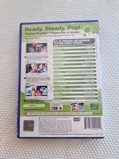 Singstar Popworld PlayStation2 Ps2 Games Original