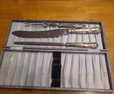 Vintage Newbridge Silverware Silver plated Carver set